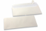 Buste colorate madreperla bianco - 110 x 220 mm | PIT Packaging.it | Paesedellebuste
