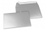 Buste di carta colorate - Argento metallizzato, 114 x 162 mm | PIT Packaging.it | Paesedellebuste