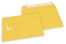 Buste colorate con finestra - Giallo buttercup, 162 x 229 mm (A5), Finestra a sinistra, formato finestra 45 x 90 mm, posizione finestra 20 mm da sinistra / 60 mm da sotto, lembo autoadesivo, carta da 120 grammi. | PIT Packaging.it | Paesedellebuste
