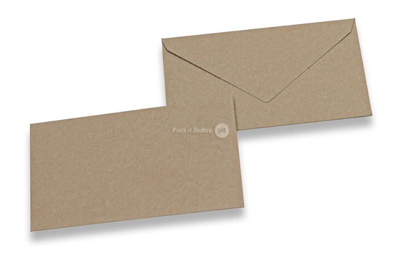 Buste riciclate (marrone) - 62 x 98 mm