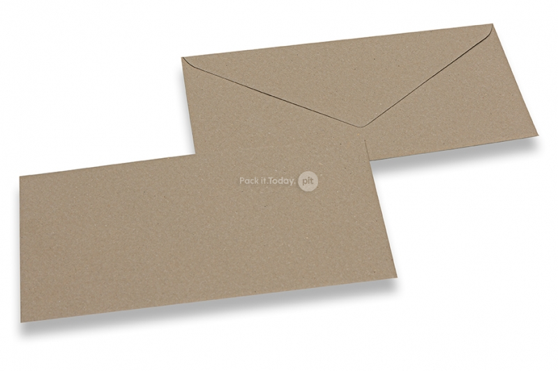 Buste riciclate (marrone) - 110 x 220 mm