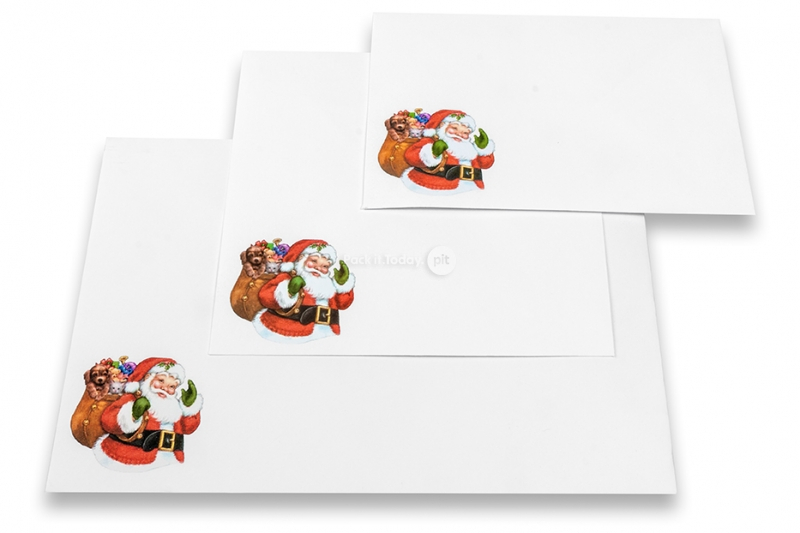 Buste per biglietti di Natale - Babbo Natale