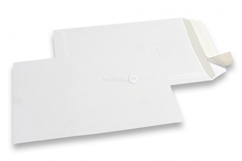 Buste standard, 162 x 229 mm, 90 grs., senza finestra, chiusura a striscia