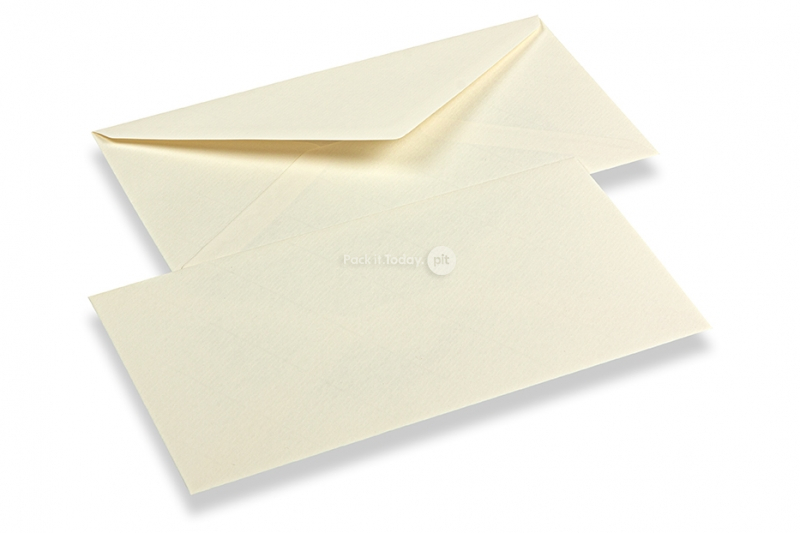 Buste di carta vergata bianco avorio