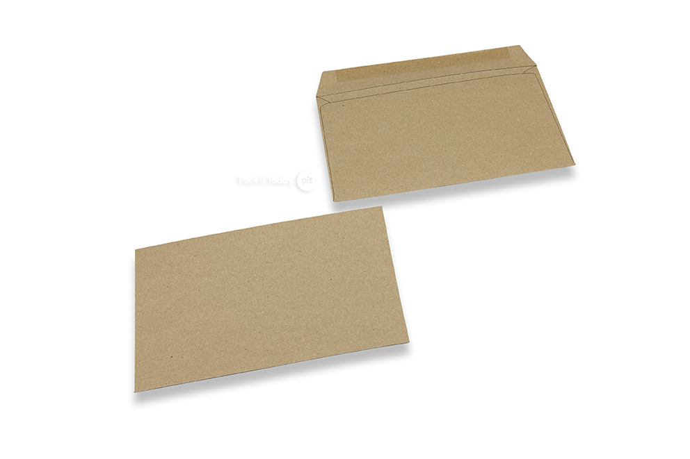 Buste riciclate commerciali, 114 x 162 mm, C 6, chiusura gommata, 70 grs.