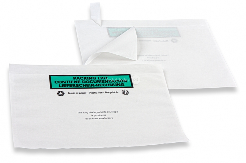 Buste portadocumenti in carta - 165 x 228 mm stampato