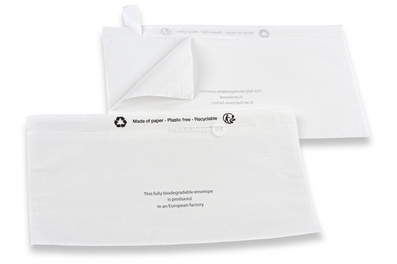 Buste portadocumenti in carta - 120 x 228 mm non stampato