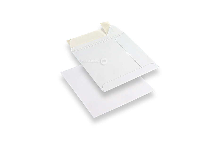 Buste quadrate bianco - 140 x 140 mm