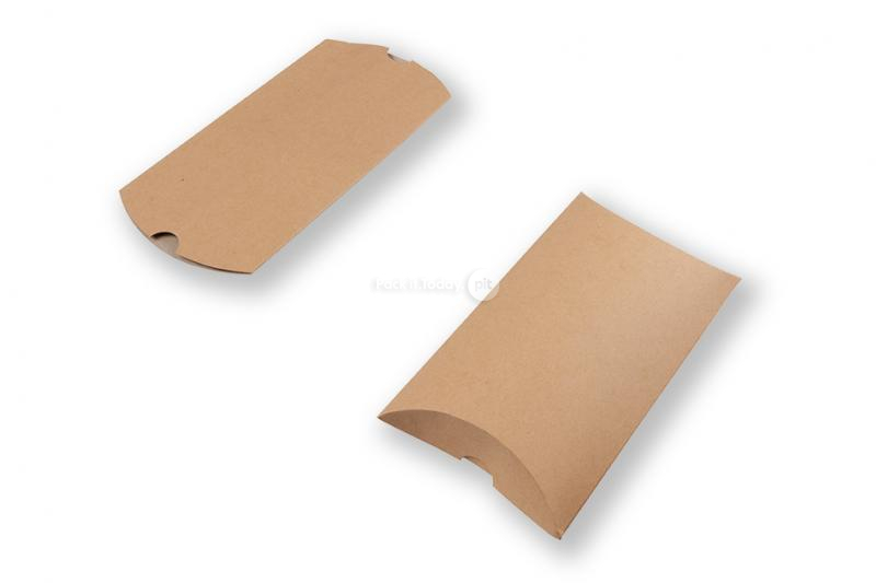Scatole a cuscino Kraft - 114 x 162 x 35 mm senza finestra