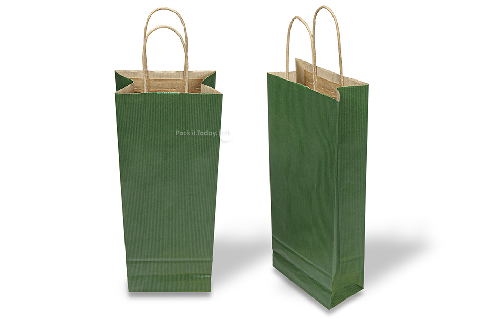 Buste regalo per bottiglia - verde