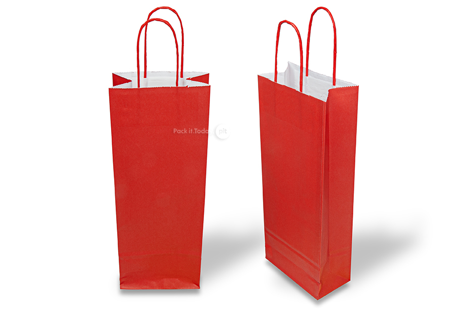 Buste regalo per bottiglia - rosso