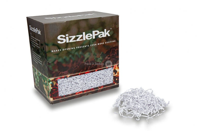Materiale da riempimento SizzlePak - Bianco (1.25 kg), 80 grammi di carta 
