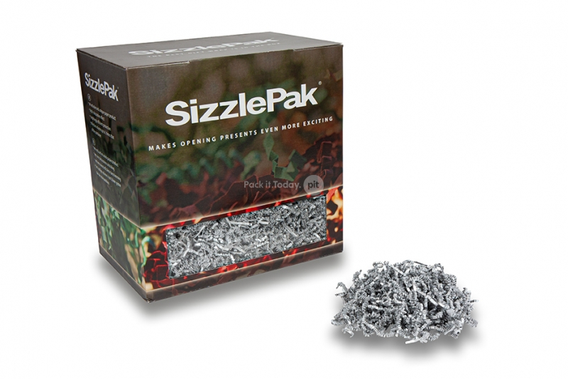 Materiale da riempimento SizzlePak - Argento (1.25 kg), 120 grammi di carta