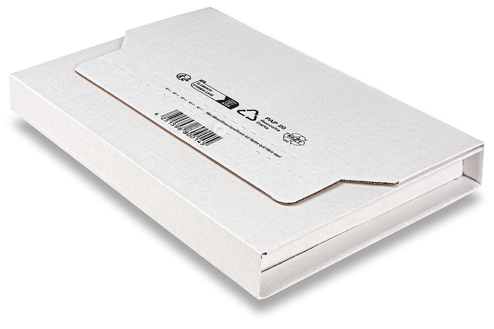 Imballaggio per libri Multistar - chiuso - bianco