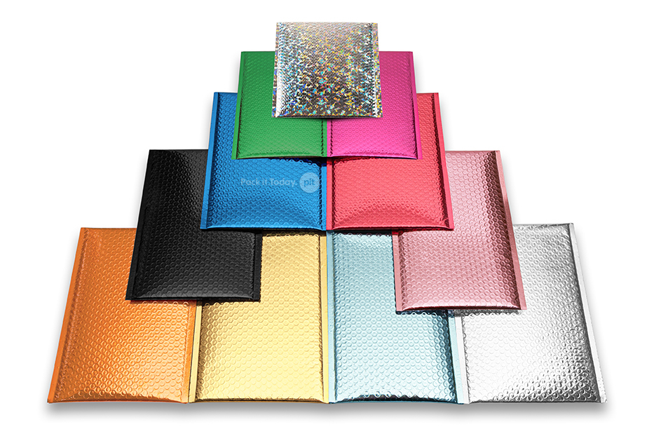 Buste imbottite metallizzate ECO