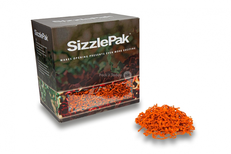 Materiale da riempimento SizzlePak - Arancione (1.25 kg), 80 grammi di carta 