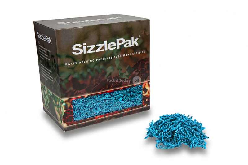 Materiale da riempimento SizzlePak - Turchese (1.25 kg), 80 grammi di carta