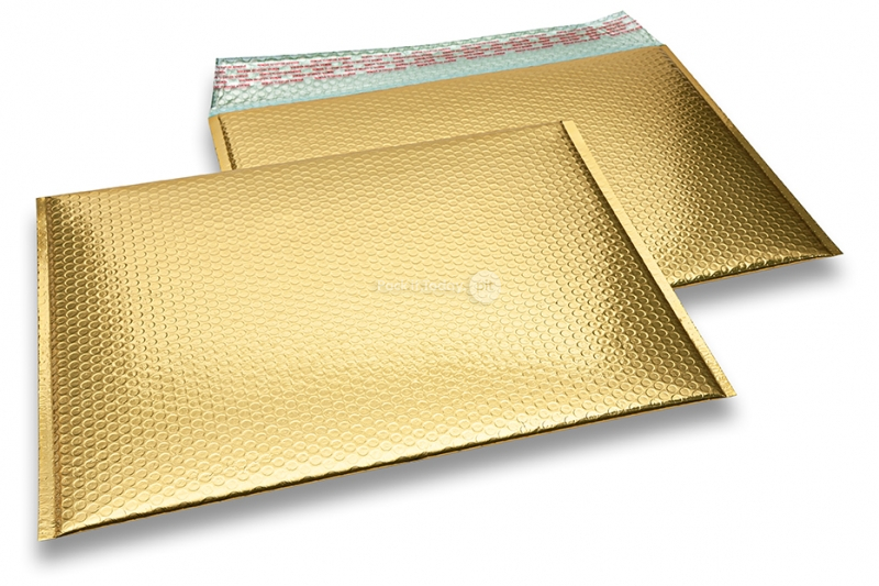 Buste imbottite metallizzate ECO - oro 320 x 425 mm