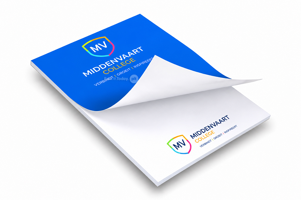 Block Notes personalizzati - 148 x 210 mm, copertina con laminato opaco