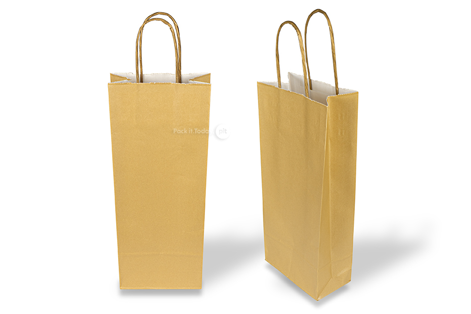 Buste regalo per bottiglia - oro