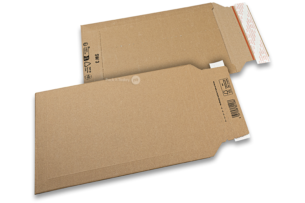 Buste di cartone ondulato - 230 x 325 mm, SW3