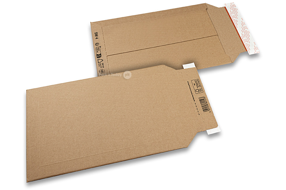 Buste di cartone ondulato - 245 x 345 mm, SW4
