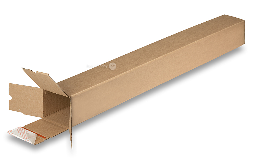 Scatole postali lunghe quadrate con lembo autoadesivo - 1005 x 105 x 105 mm