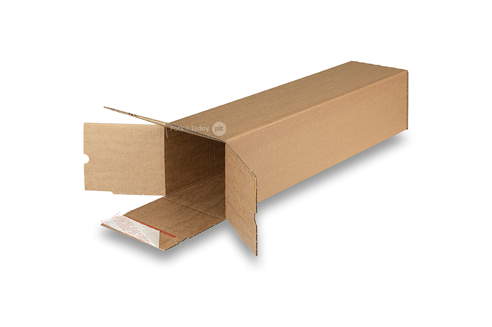 Scatole postali lunghe quadrate con lembo autoadesivo - 610 x 140 x 140 mm