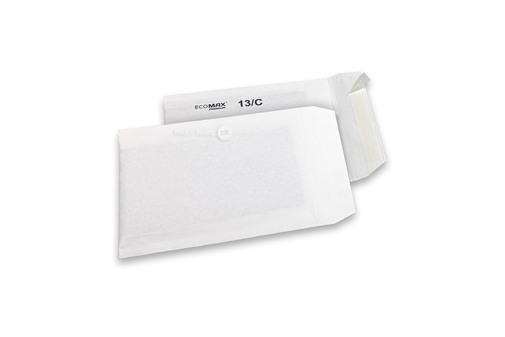 Buste imbottite in carta Ecomax - 150 x 215 mm, 13/C, bianco